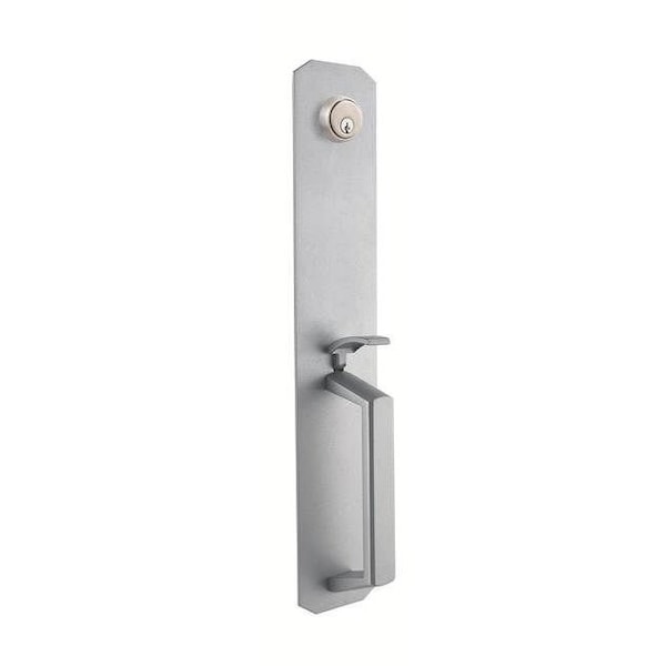 Dormakaba Dormakaba Commercial Hardware Thumbpiece Escutcheon Pull Trim Less Cylinder Satin Chrome Finish QET165626LC - main